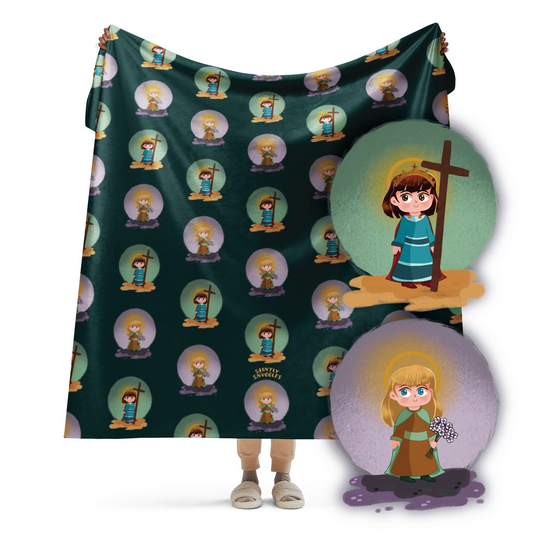 Custom Saint Blanket with Multiple Saints