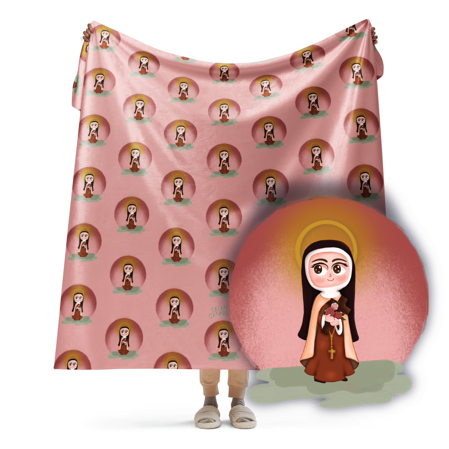 St. Thérèse of Lisieux Blanket