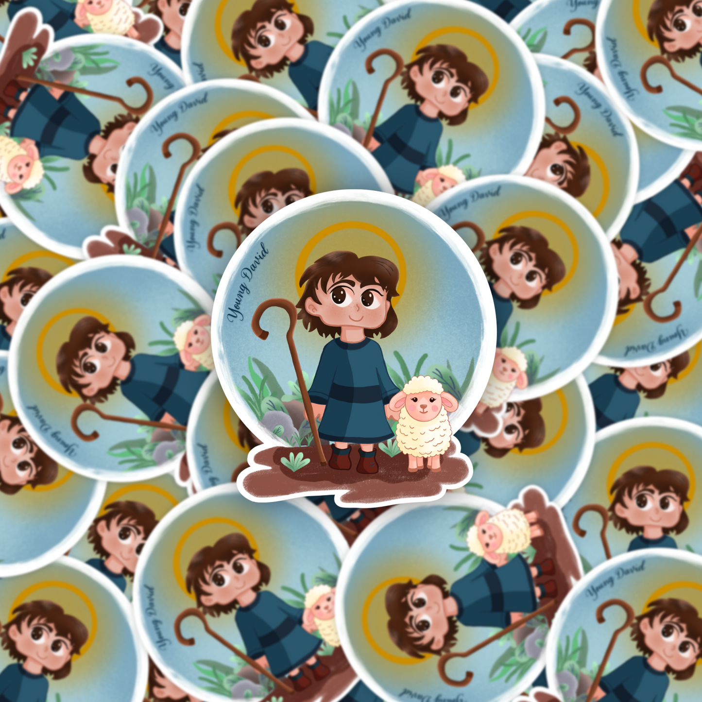 Shepherd David Vinyl Sticker