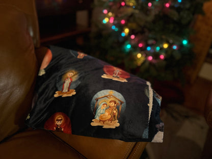 Nativity Scene Blanket