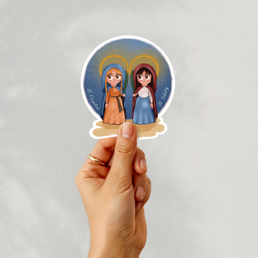 Saints Perpetua and Felicity Vinyl Sticker