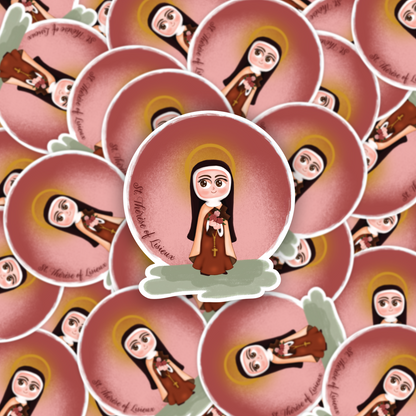 St. Thérèse of Lisieux Vinyl Sticker