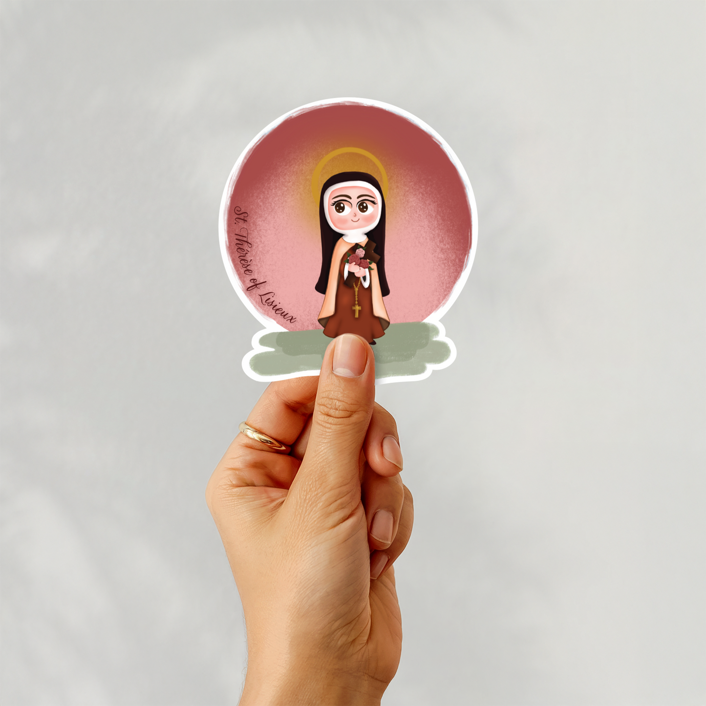 St. Thérèse of Lisieux Vinyl Sticker