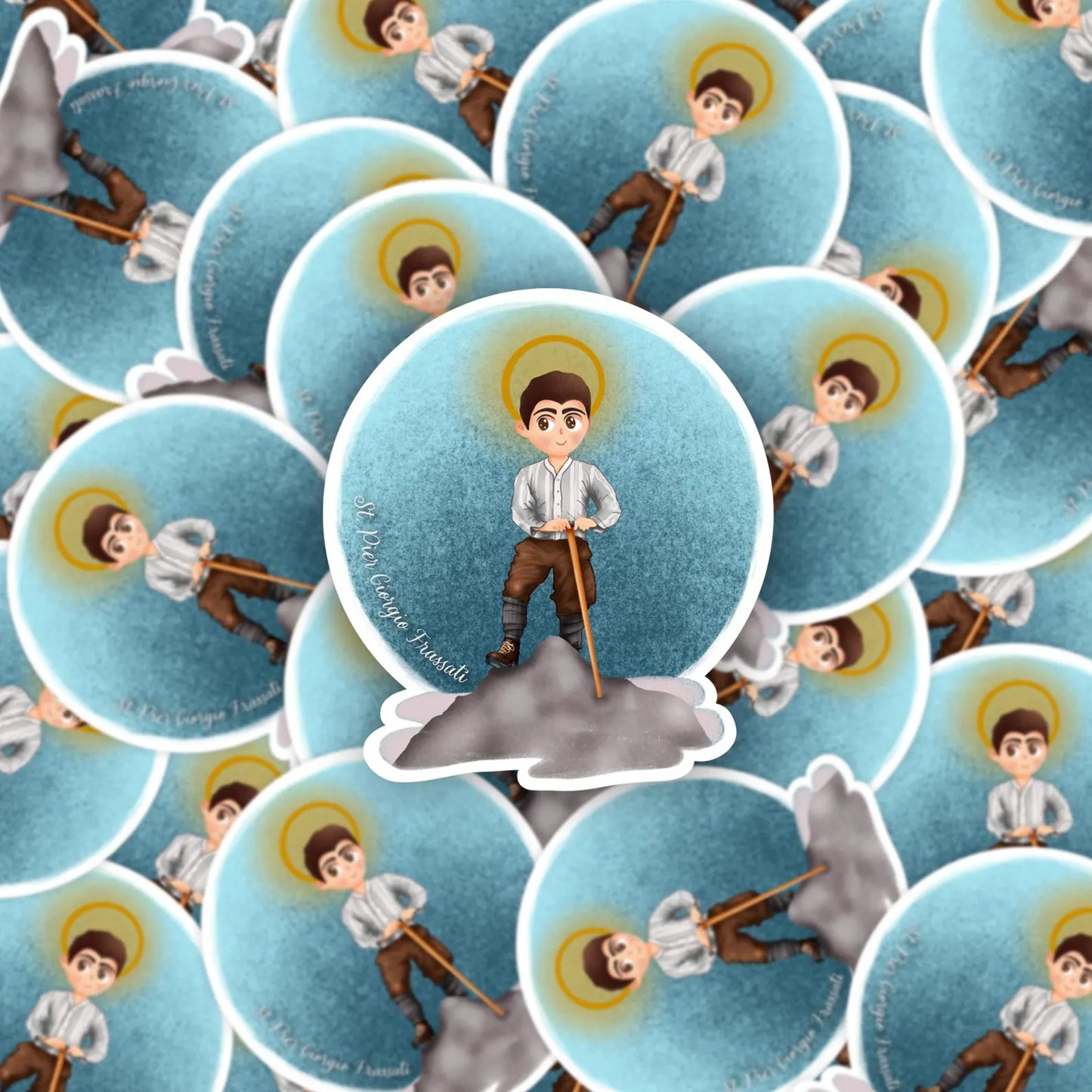 St. Pier Giorgio Frassati Vinyl Sticker