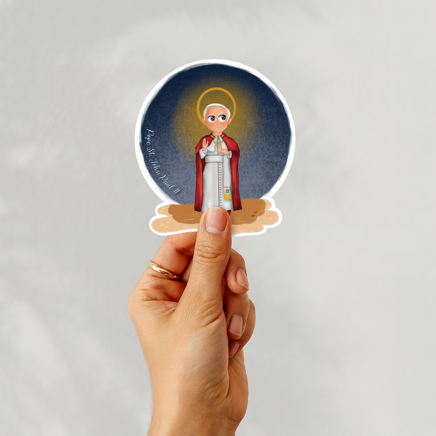 Pope St. John Paul II Vinyl Sticker